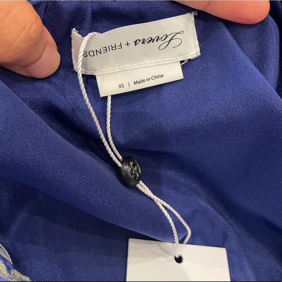 NWT Lovers + Friends Elouise Off Shoulder Floral Midi Dress - Picture 12 of 13